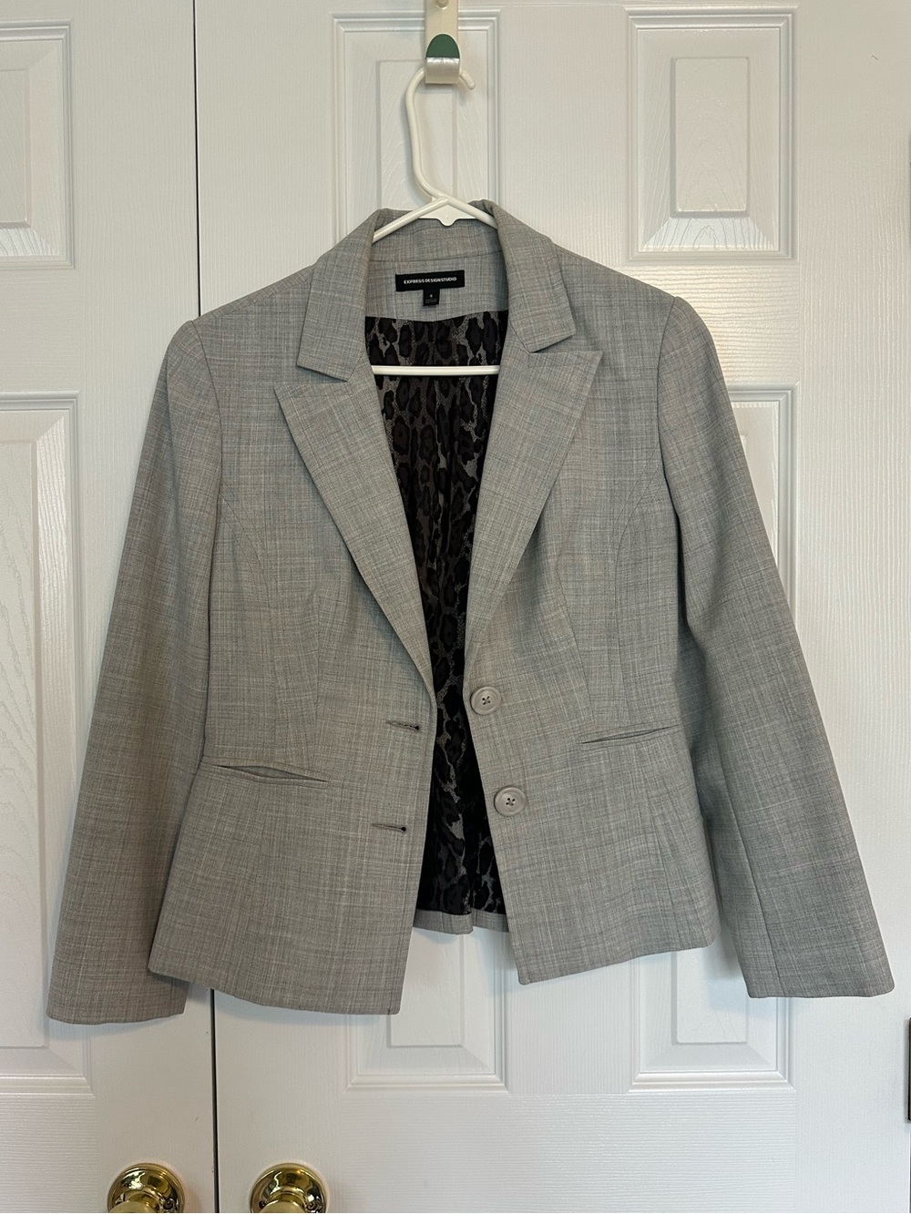 Express Design Studio Gray Blazer – Size 4